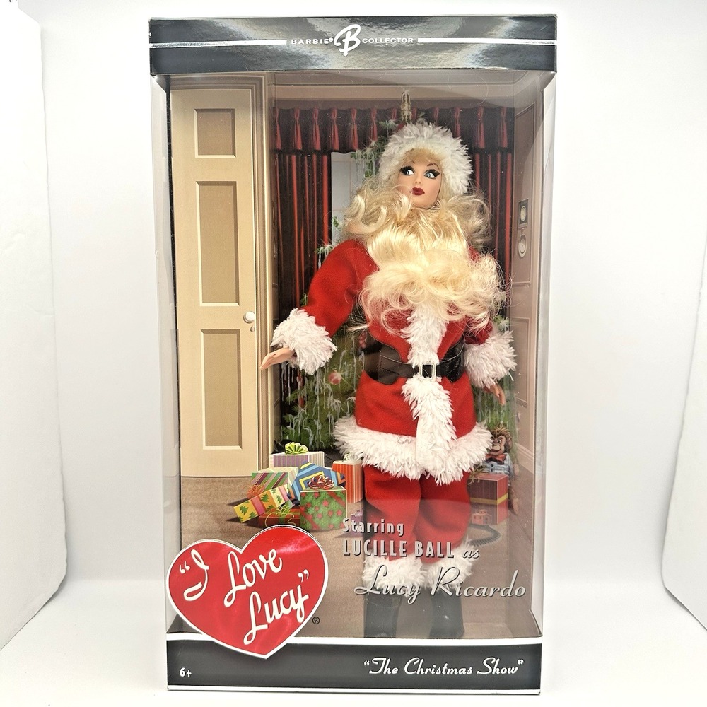 Barbie I Love Lucy The Christmas Show Lucille Ball Santa K4558 NRFB 2006